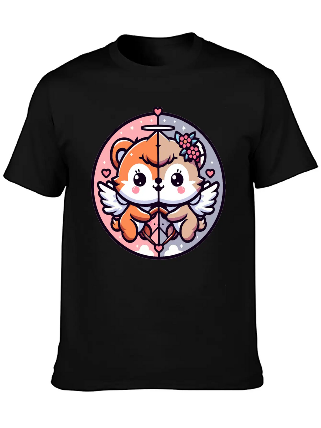 CUTE CUPID BABY ANIMAL Unisex Casual T-Shirt – Clean Design For Daily Comfort