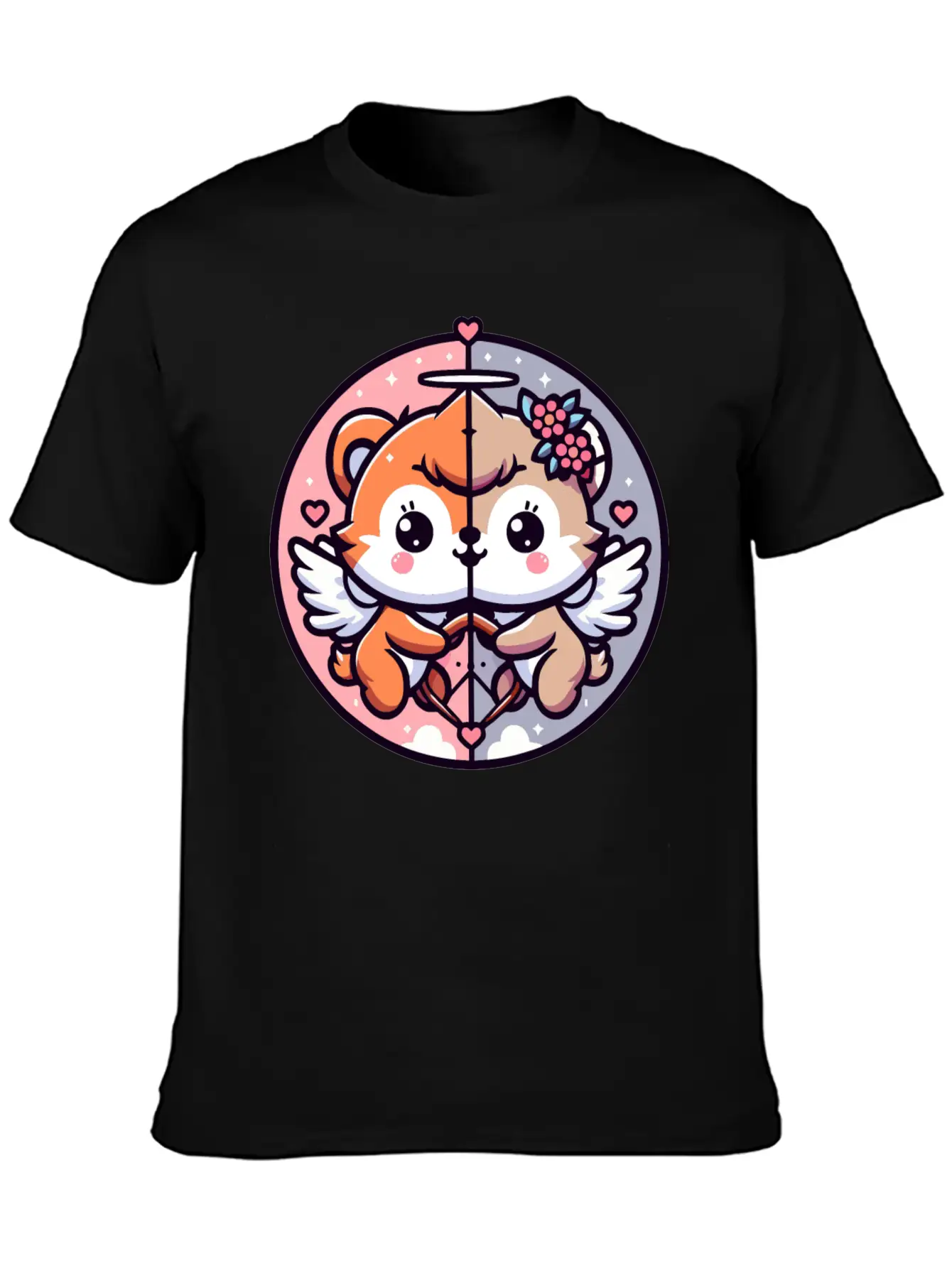 CUTE CUPID BABY ANIMAL Unisex Casual T-Shirt – Clean Design For Daily Comfort