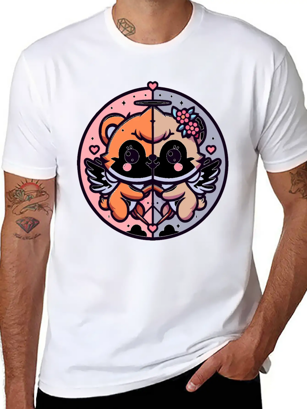 CUTE CUPID BABY ANIMAL Unisex Casual T-Shirt – Clean Design For Daily Comfort