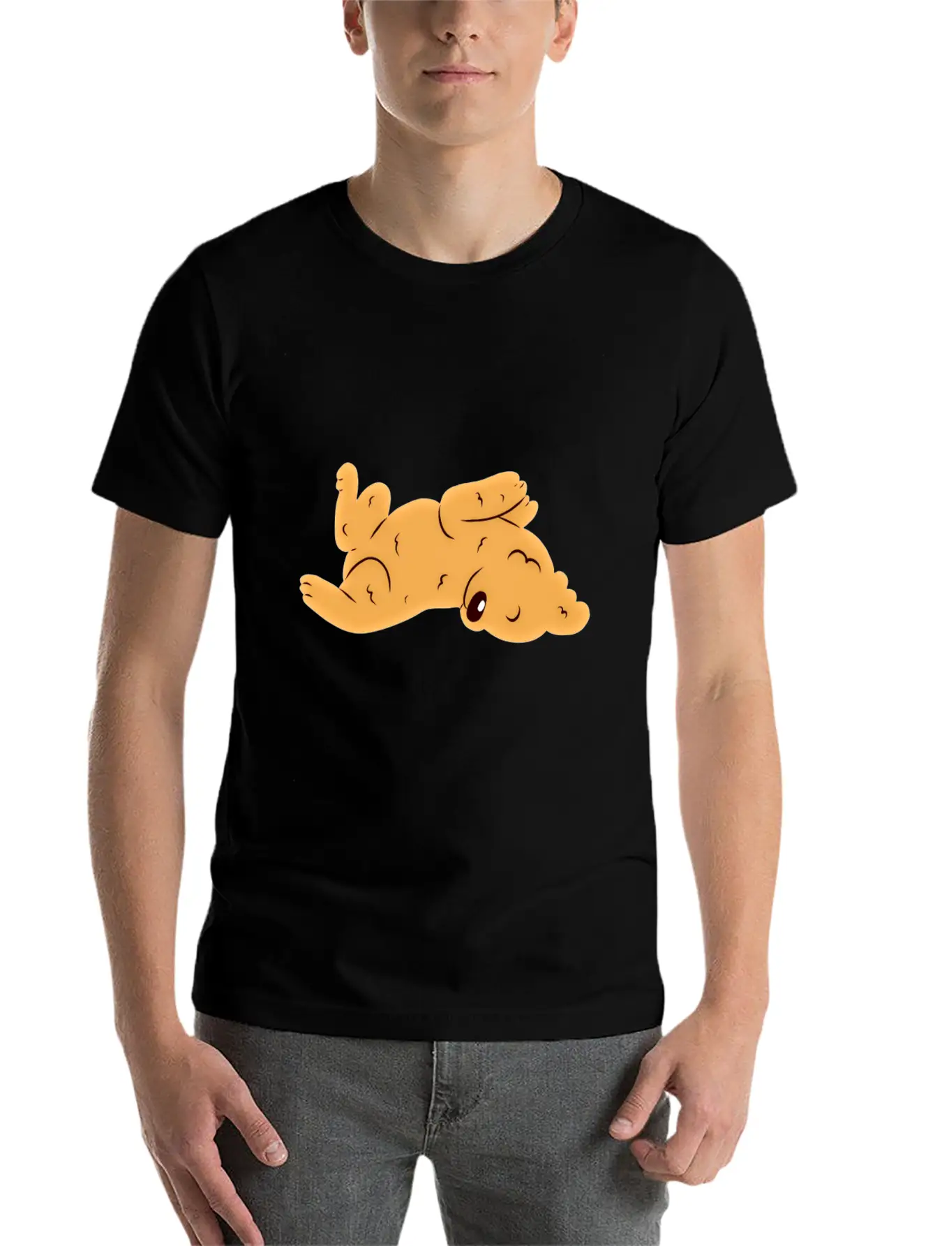Cute Dog Basic Graphic T-Shirt – Daily Comfort In Soft Cotton