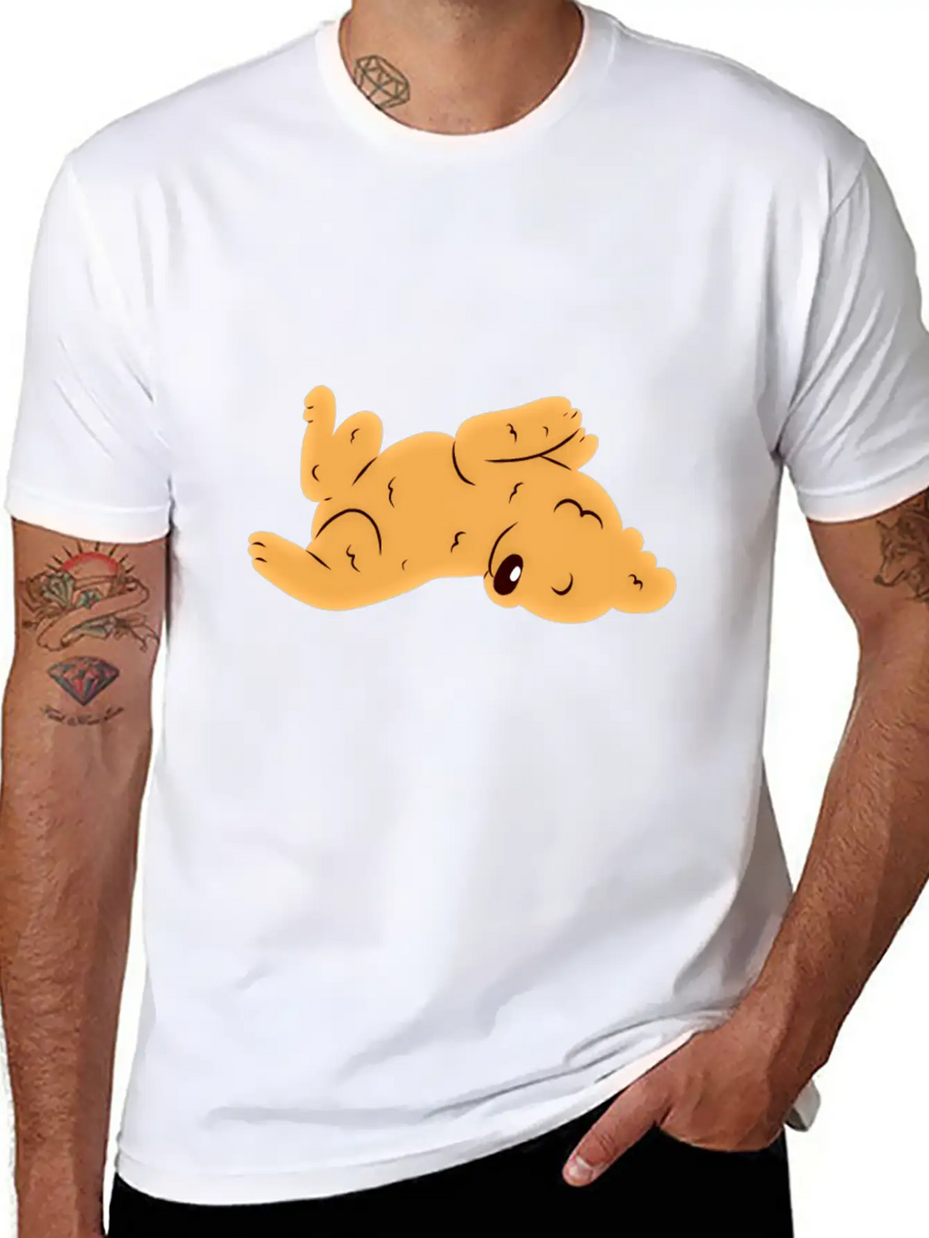 Cute Dog Basic Graphic T-Shirt – Daily Comfort In Soft Cotton