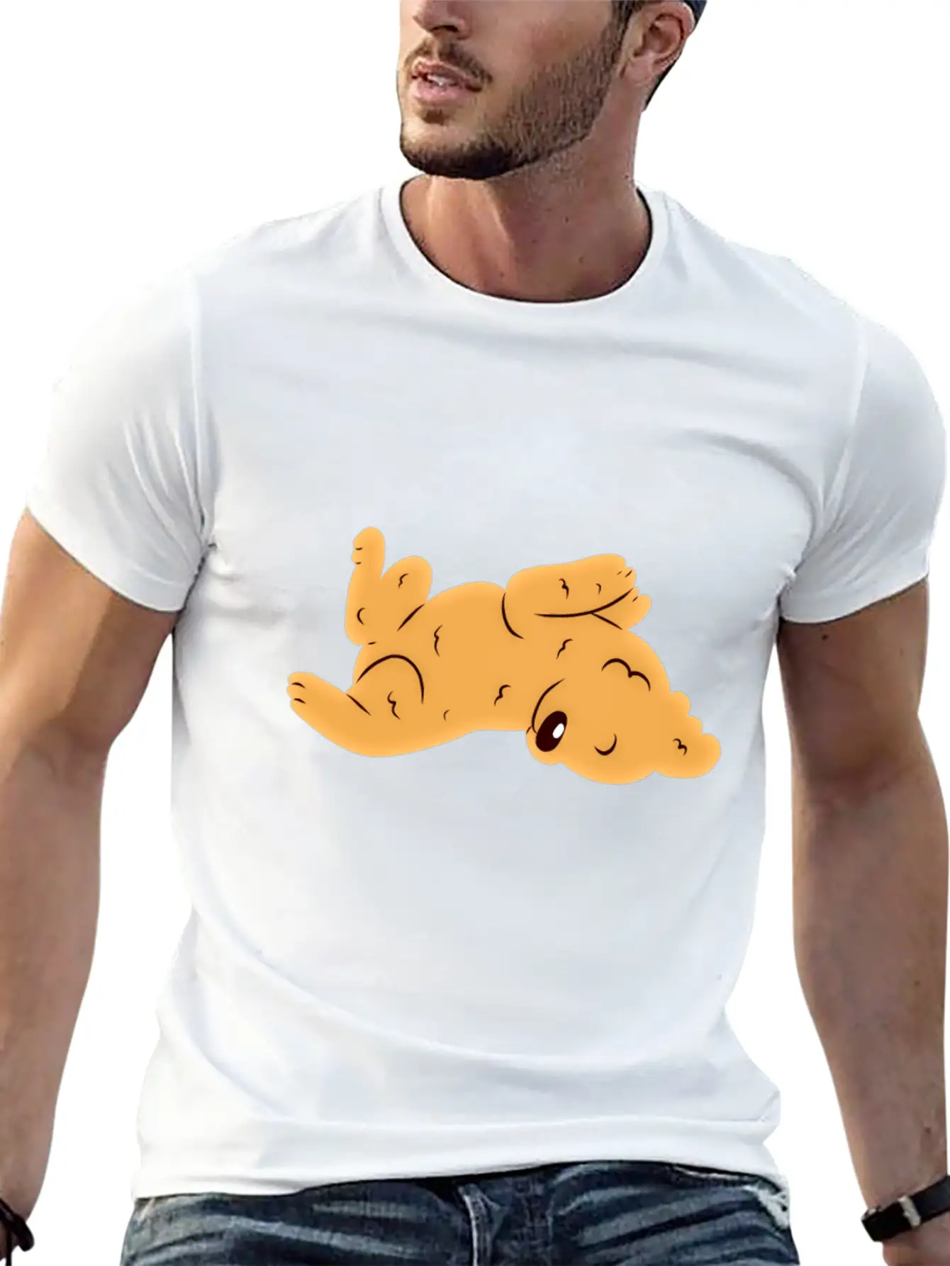 Cute Dog Basic Graphic T-Shirt – Daily Comfort In Soft Cotton
