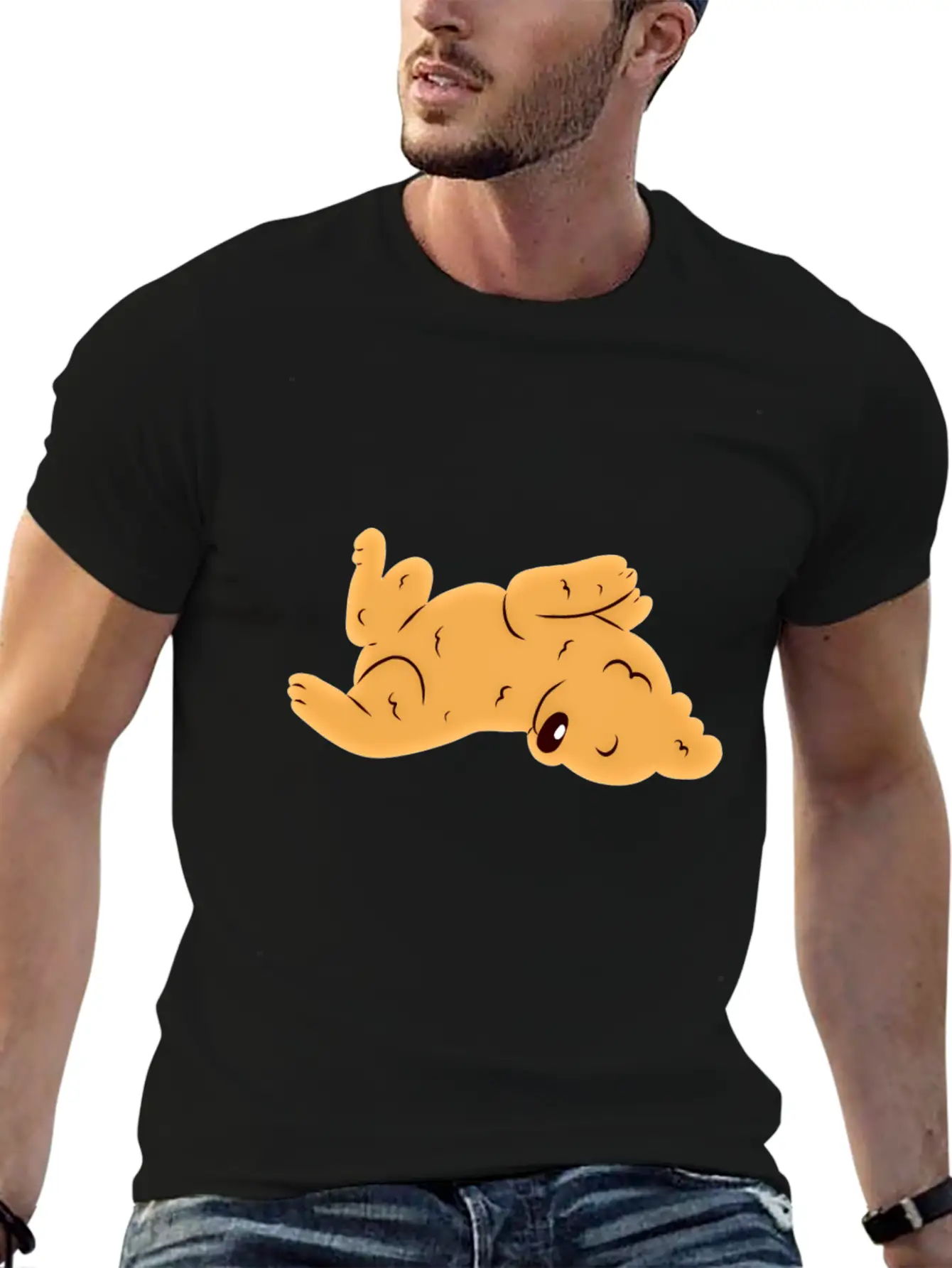 Cute Dog Basic Graphic T-Shirt – Daily Comfort In Soft Cotton