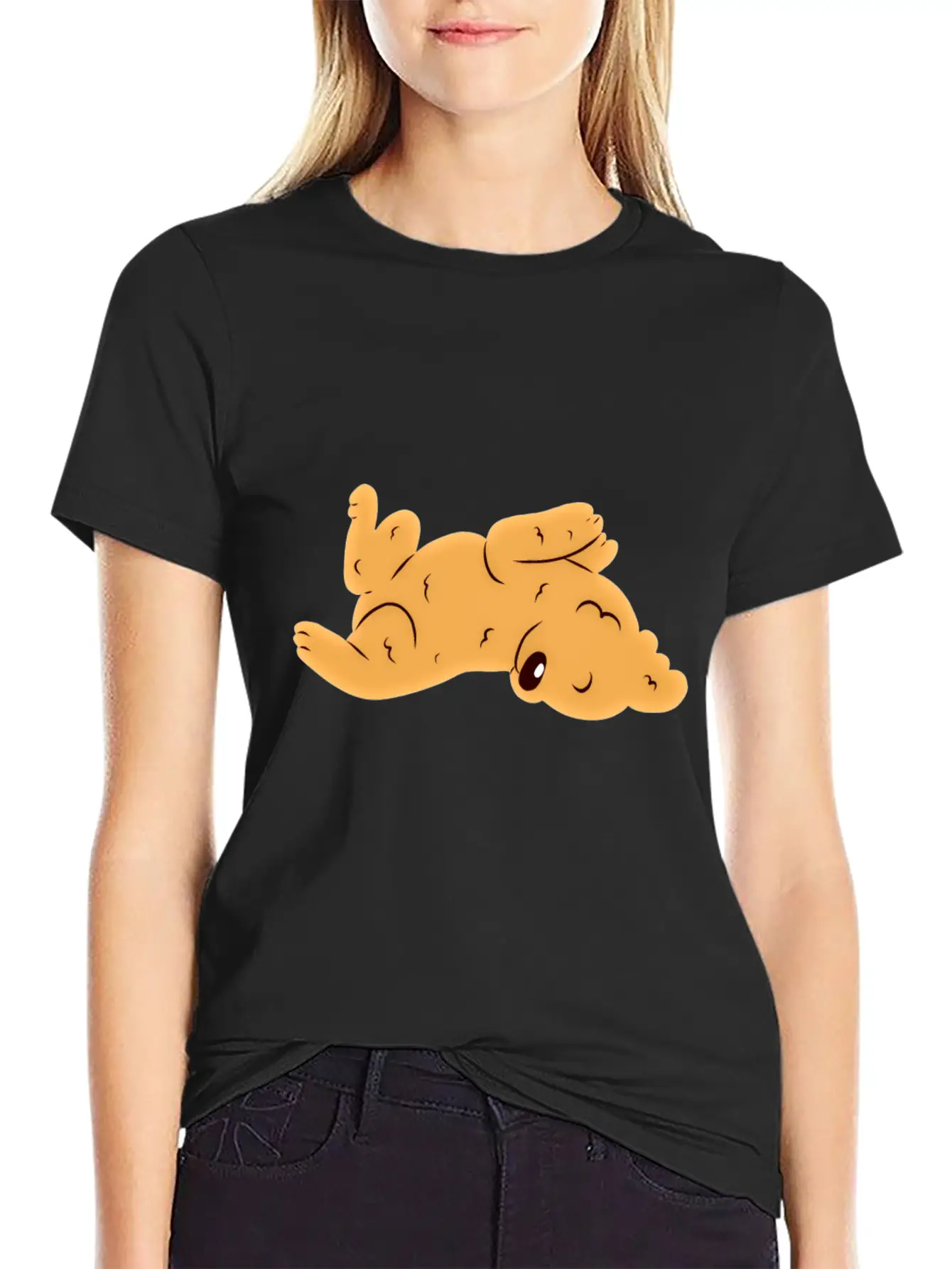 Cute Dog Basic Graphic T-Shirt – Daily Comfort In Soft Cotton