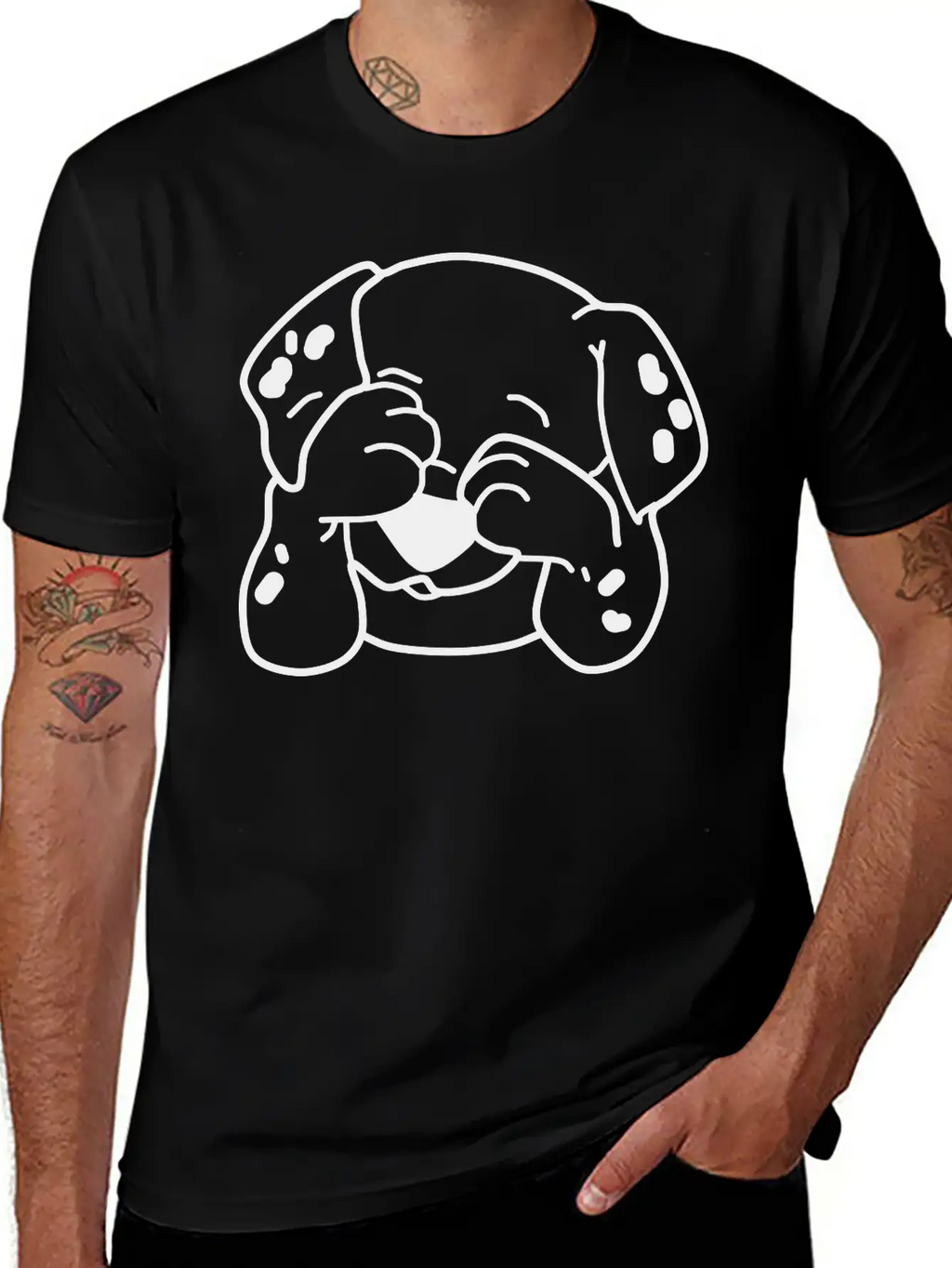 Cute Dog, Sweet Dog,animal, Unisex Casual T-Shirt – Clean Design For Daily Comfort