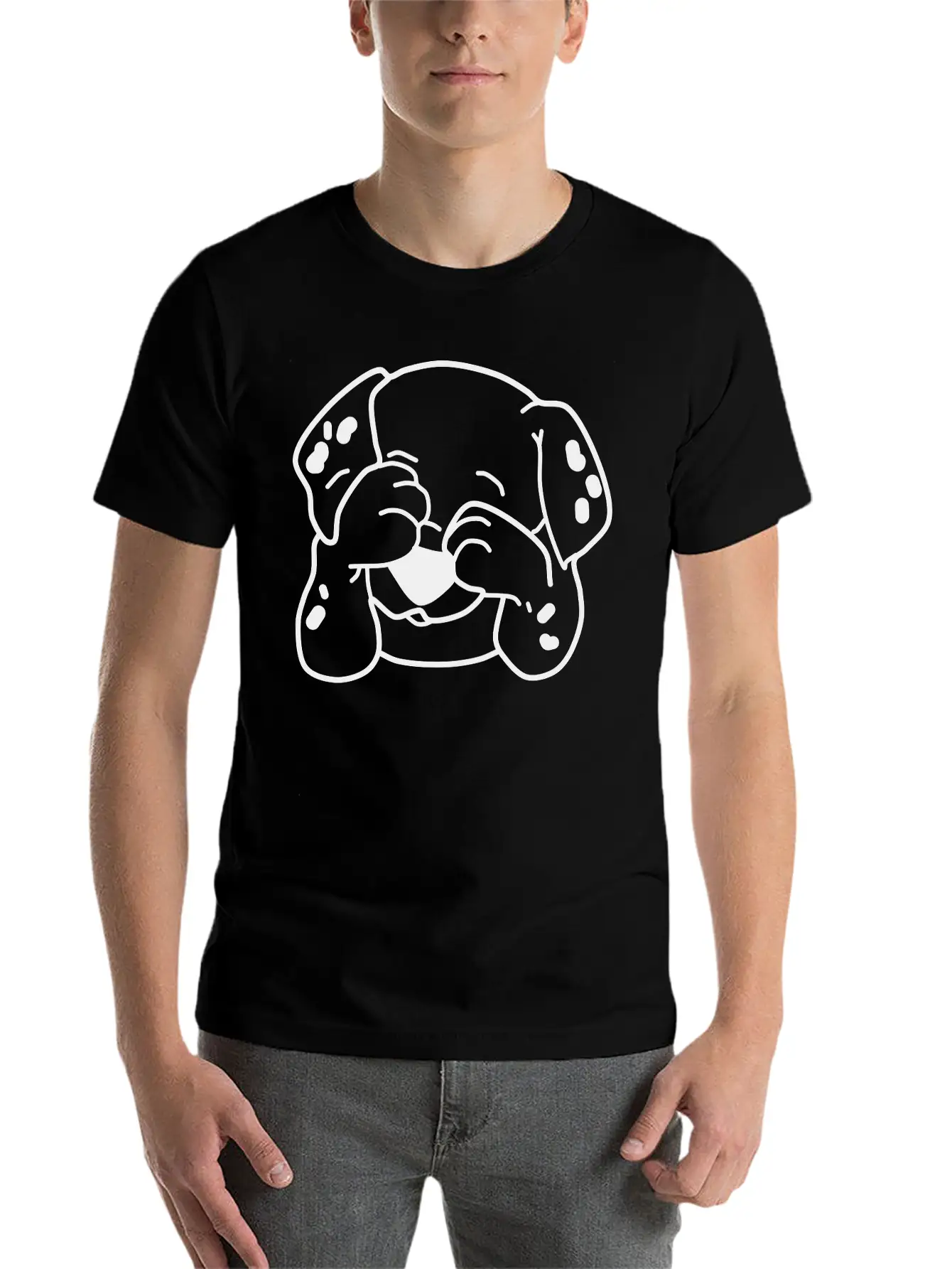 Cute Dog, Sweet Dog,animal, Unisex Casual T-Shirt – Clean Design For Daily Comfort