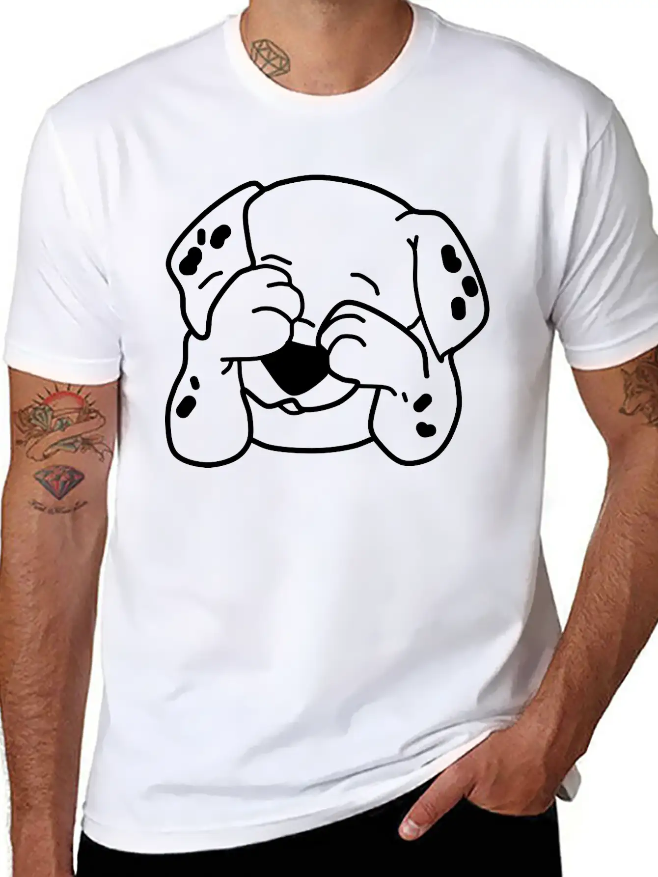 Cute Dog, Sweet Dog,animal, Unisex Casual T-Shirt – Clean Design For Daily Comfort