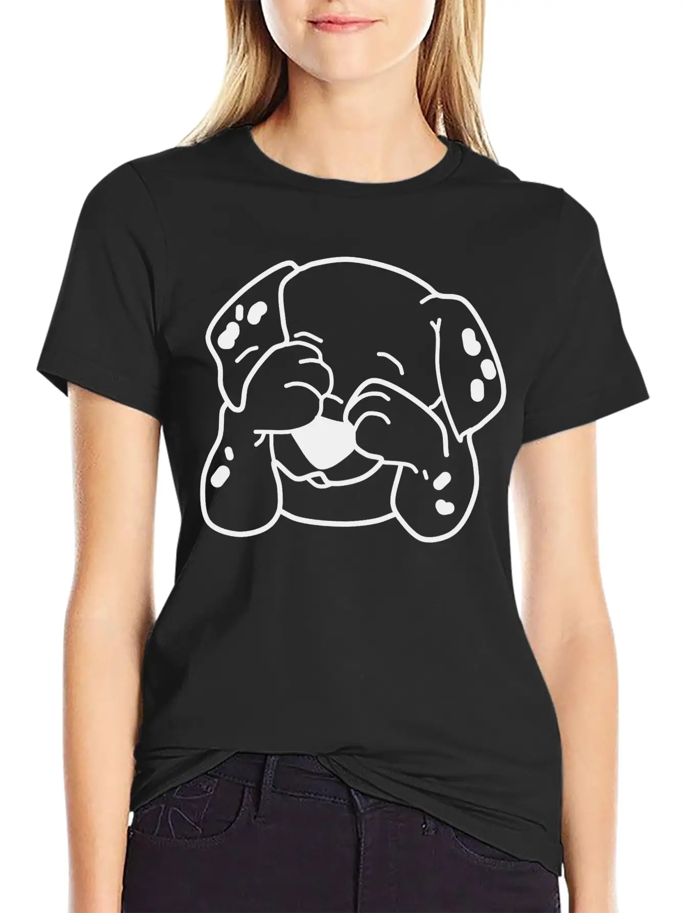 Cute Dog, Sweet Dog,animal, Unisex Casual T-Shirt – Clean Design For Daily Comfort