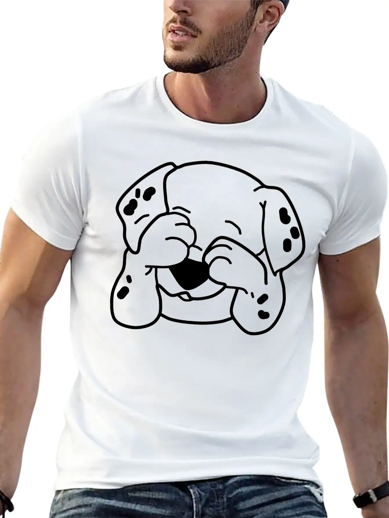 Cute Dog, Sweet Dog,animal, Unisex Casual T-Shirt – Clean Design For Daily Comfort