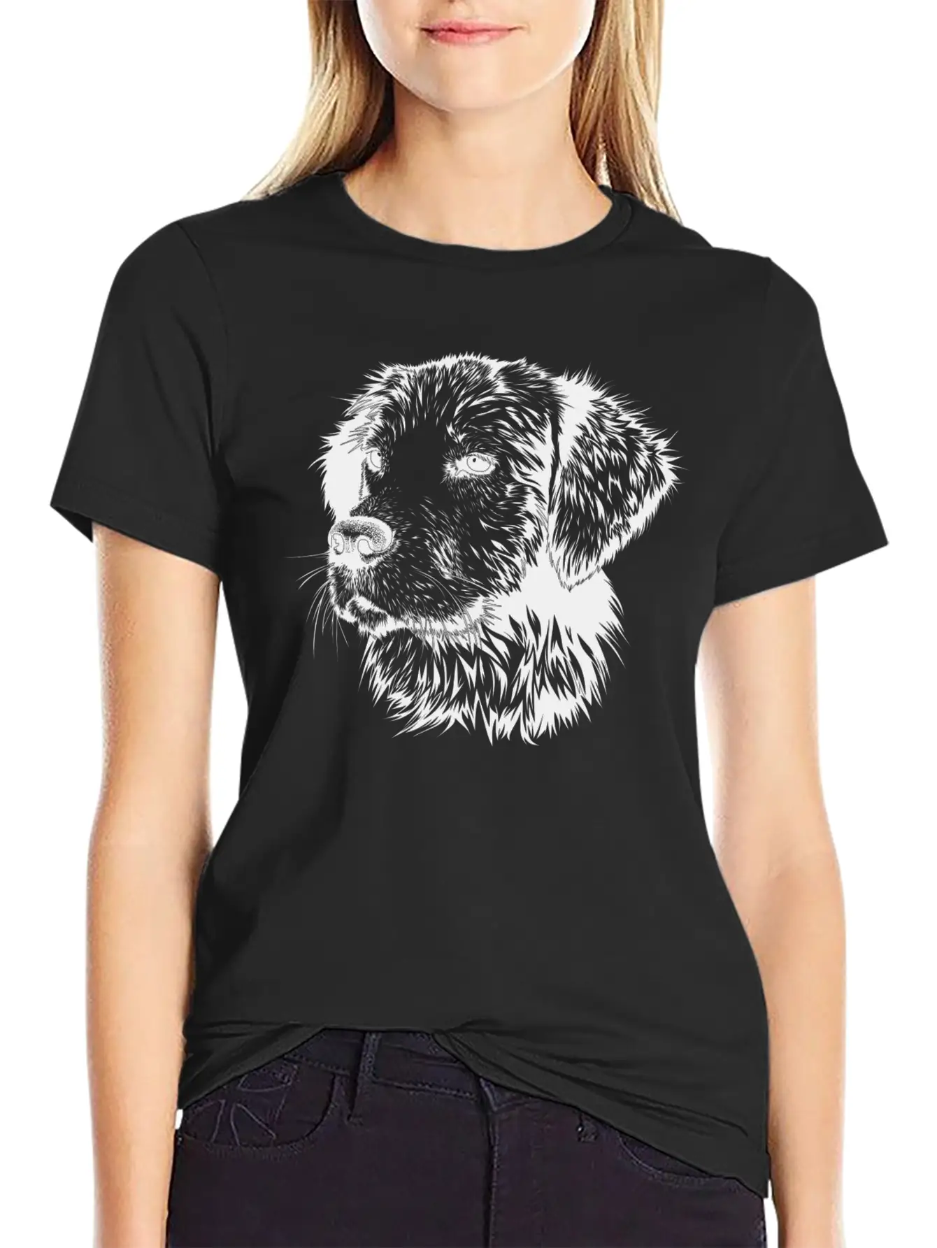 Cute Doggy Timeless Short Sleeve Tee – Comfy And Minimalist Design