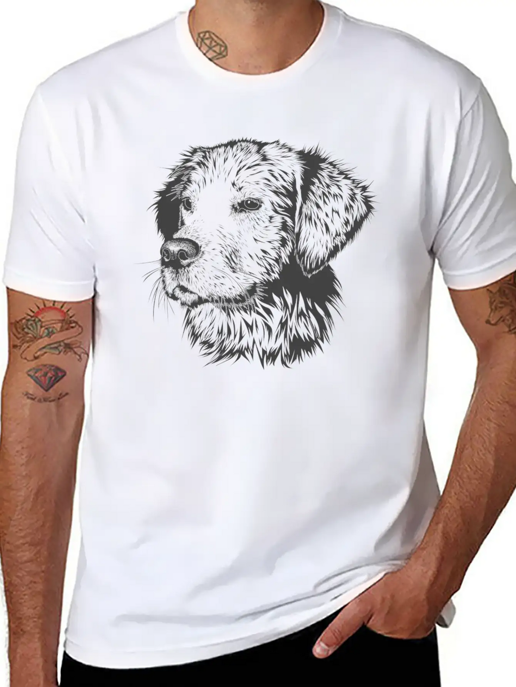 Cute Doggy Timeless Short Sleeve Tee – Comfy And Minimalist Design