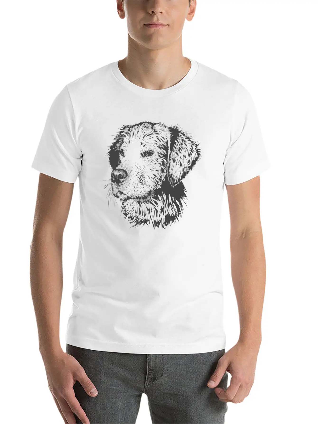 Cute Doggy Timeless Short Sleeve Tee – Comfy And Minimalist Design