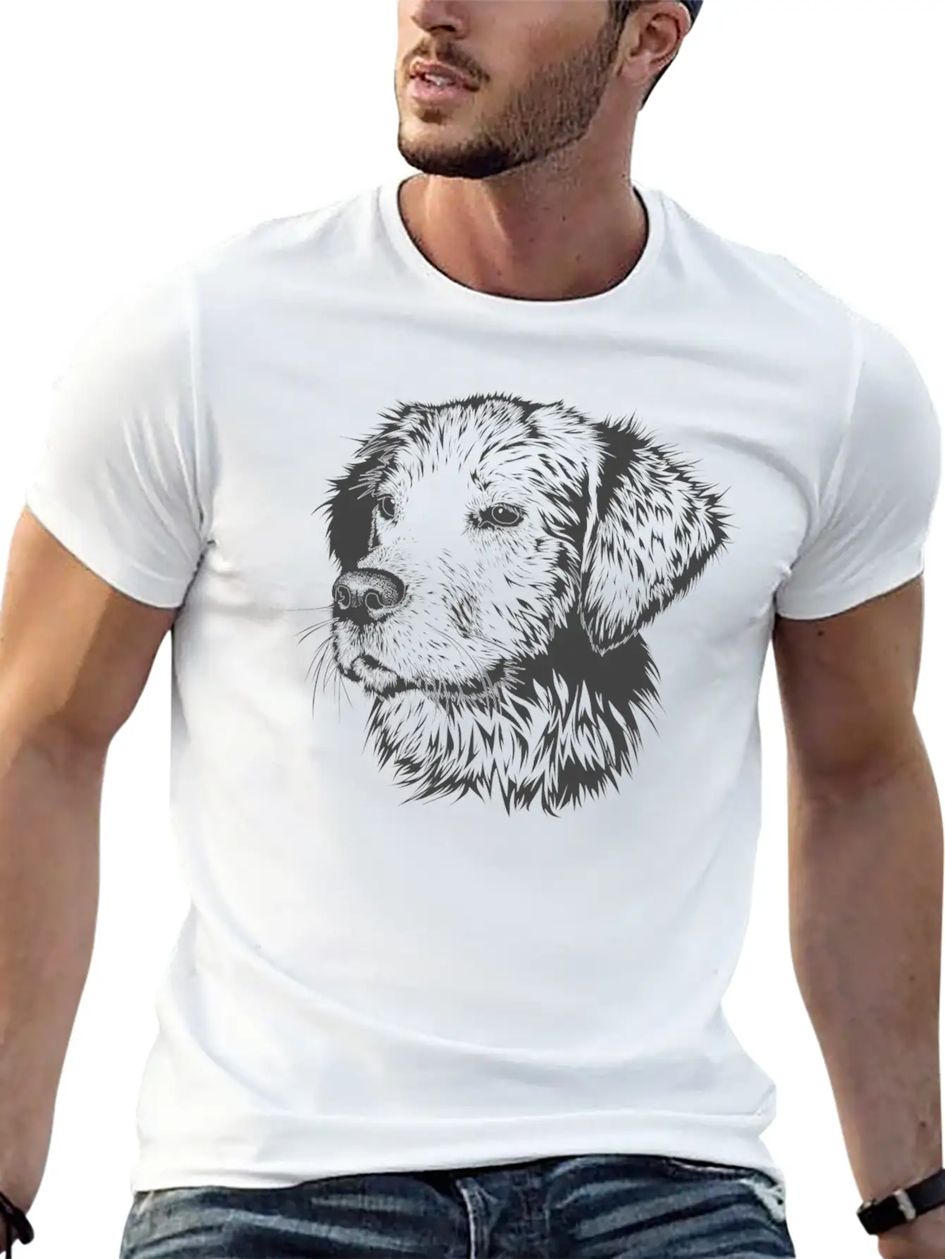 Cute Doggy Timeless Short Sleeve Tee – Comfy And Minimalist Design