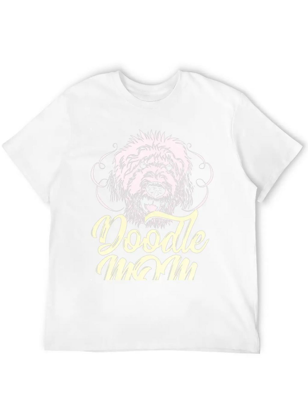 Cute Doodle Mom Goldendoodle Labradoodle Pyredoodl Basic Graphic T-Shirt – Daily Comfort In Soft Cotton