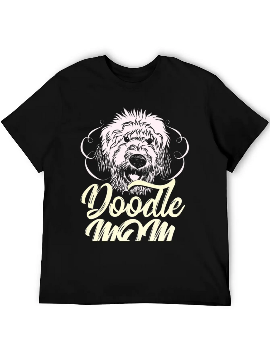 Cute Doodle Mom Goldendoodle Labradoodle Pyredoodl Basic Graphic T-Shirt – Daily Comfort In Soft Cotton
