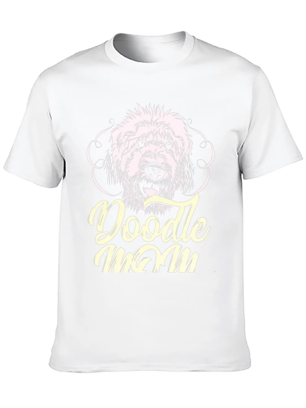 Cute Doodle Mom Goldendoodle Labradoodle Pyredoodl Basic Graphic T-Shirt – Daily Comfort In Soft Cotton