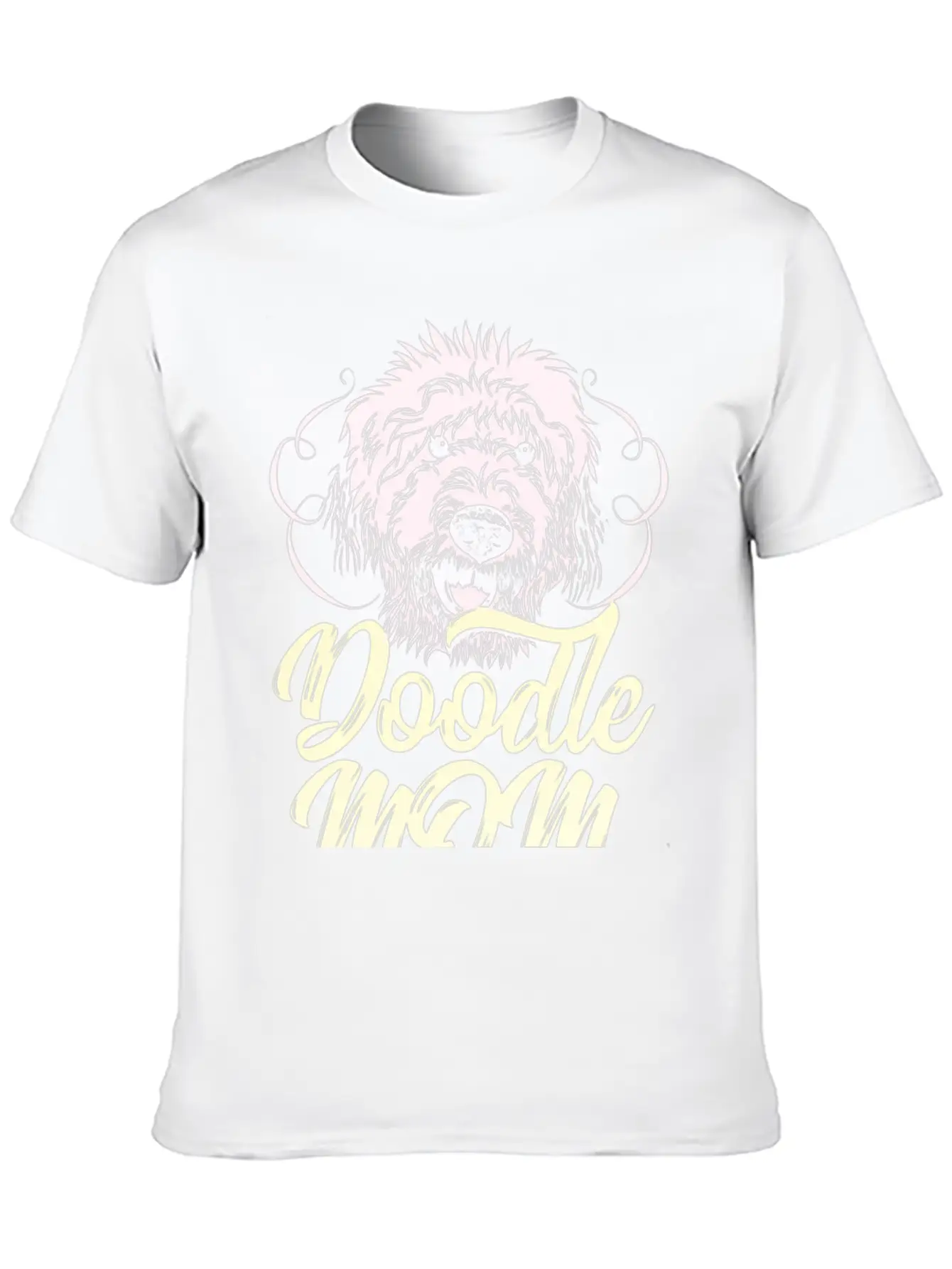 Cute Doodle Mom Goldendoodle Labradoodle Pyredoodl Basic Graphic T-Shirt – Daily Comfort In Soft Cotton