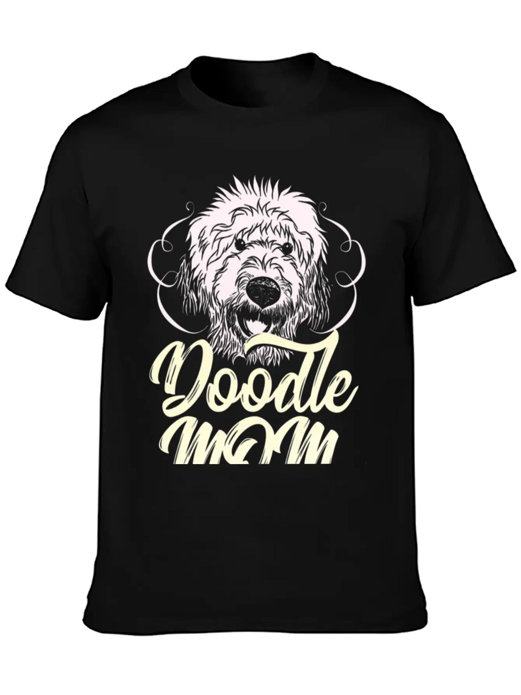 Cute Doodle Mom Goldendoodle Labradoodle Pyredoodl Basic Graphic T-Shirt – Daily Comfort In Soft Cotton