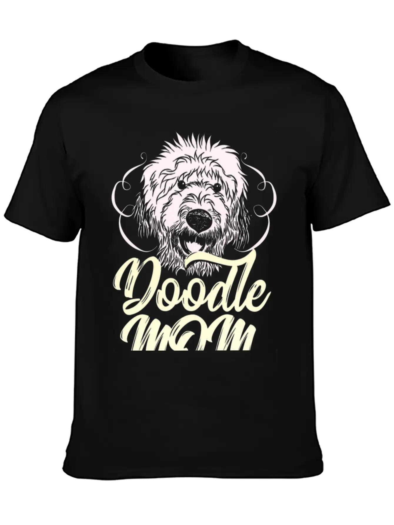 Cute Doodle Mom Goldendoodle Labradoodle Pyredoodl Basic Graphic T-Shirt – Daily Comfort In Soft Cotton