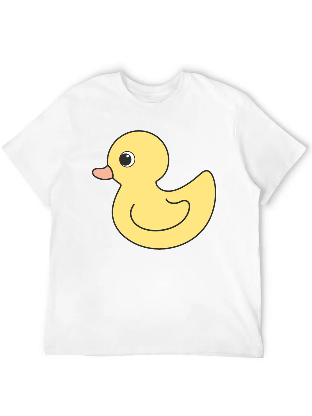 Cute Duck Breathable Soft Cotton T-Shirt – Timeless Casual Look