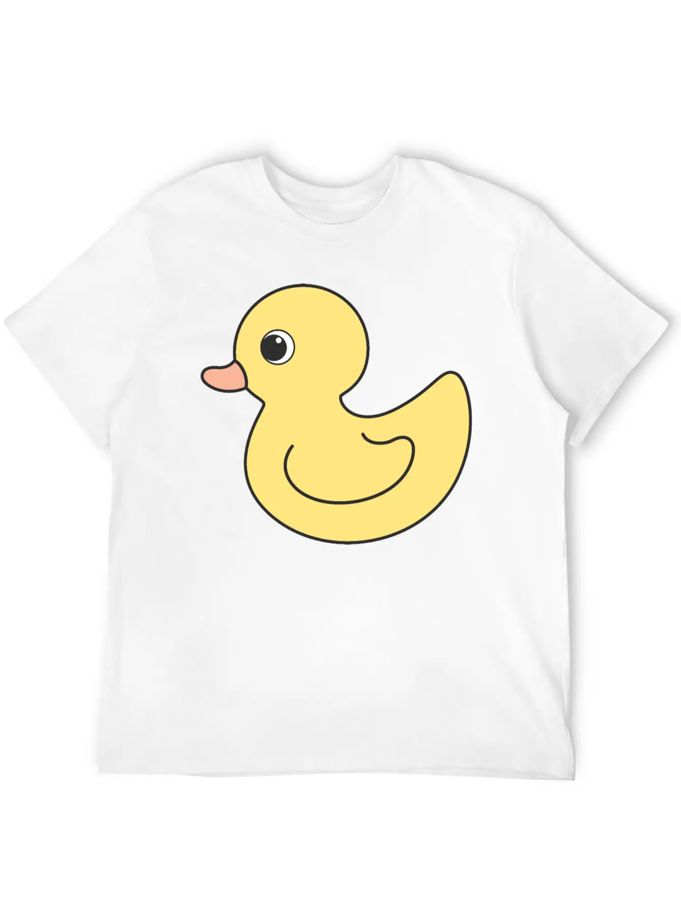 Cute Duck Breathable Soft Cotton T-Shirt – Timeless Casual Look