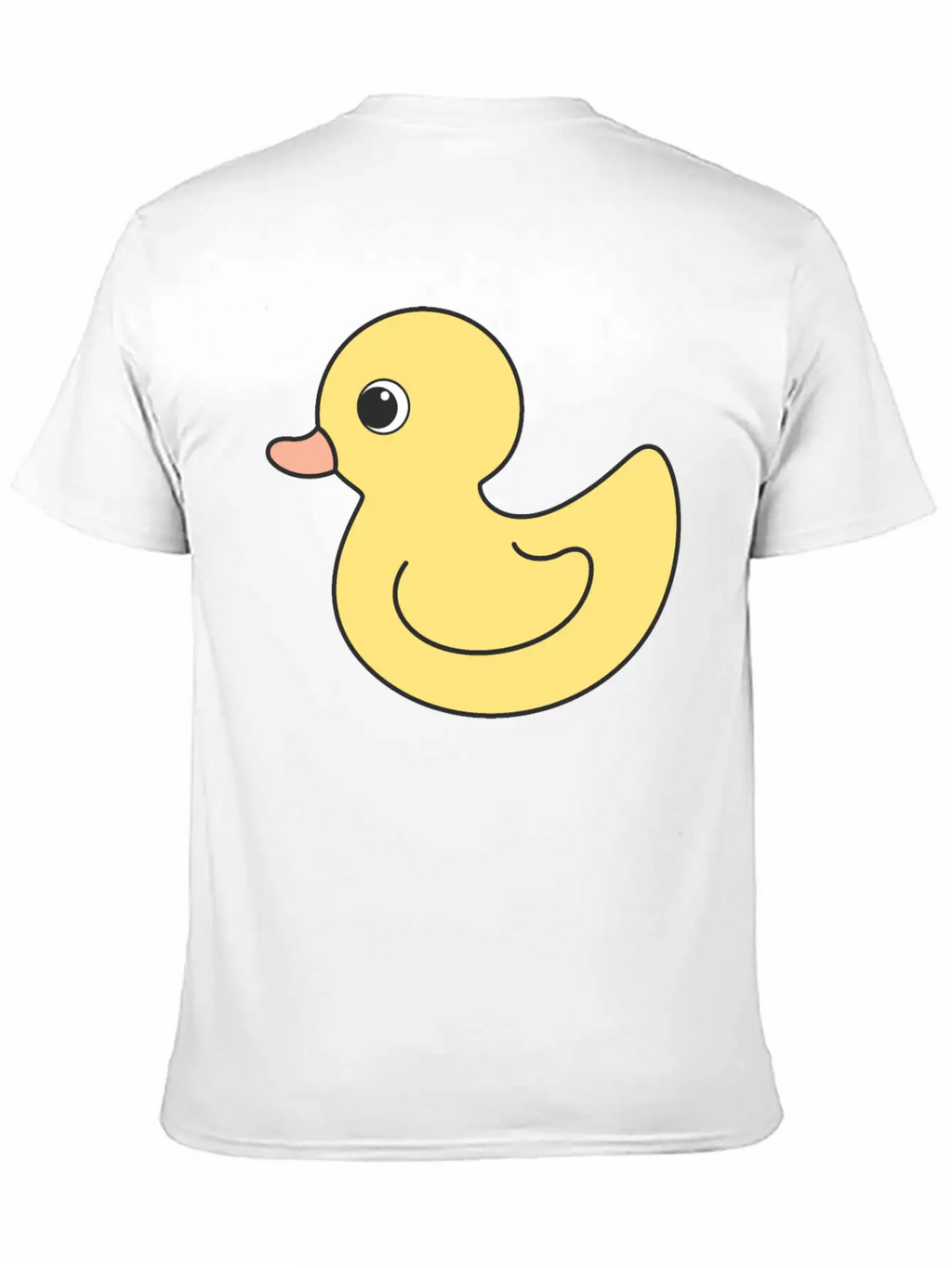 Cute Duck Breathable Soft Cotton T-Shirt – Timeless Casual Look