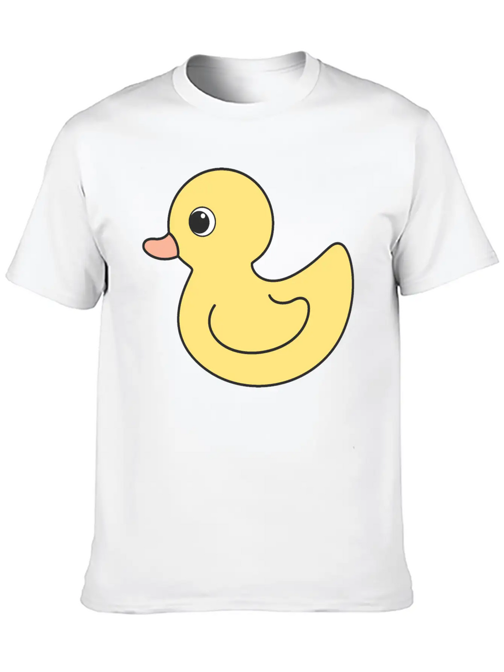 Cute Duck Breathable Soft Cotton T-Shirt – Timeless Casual Look