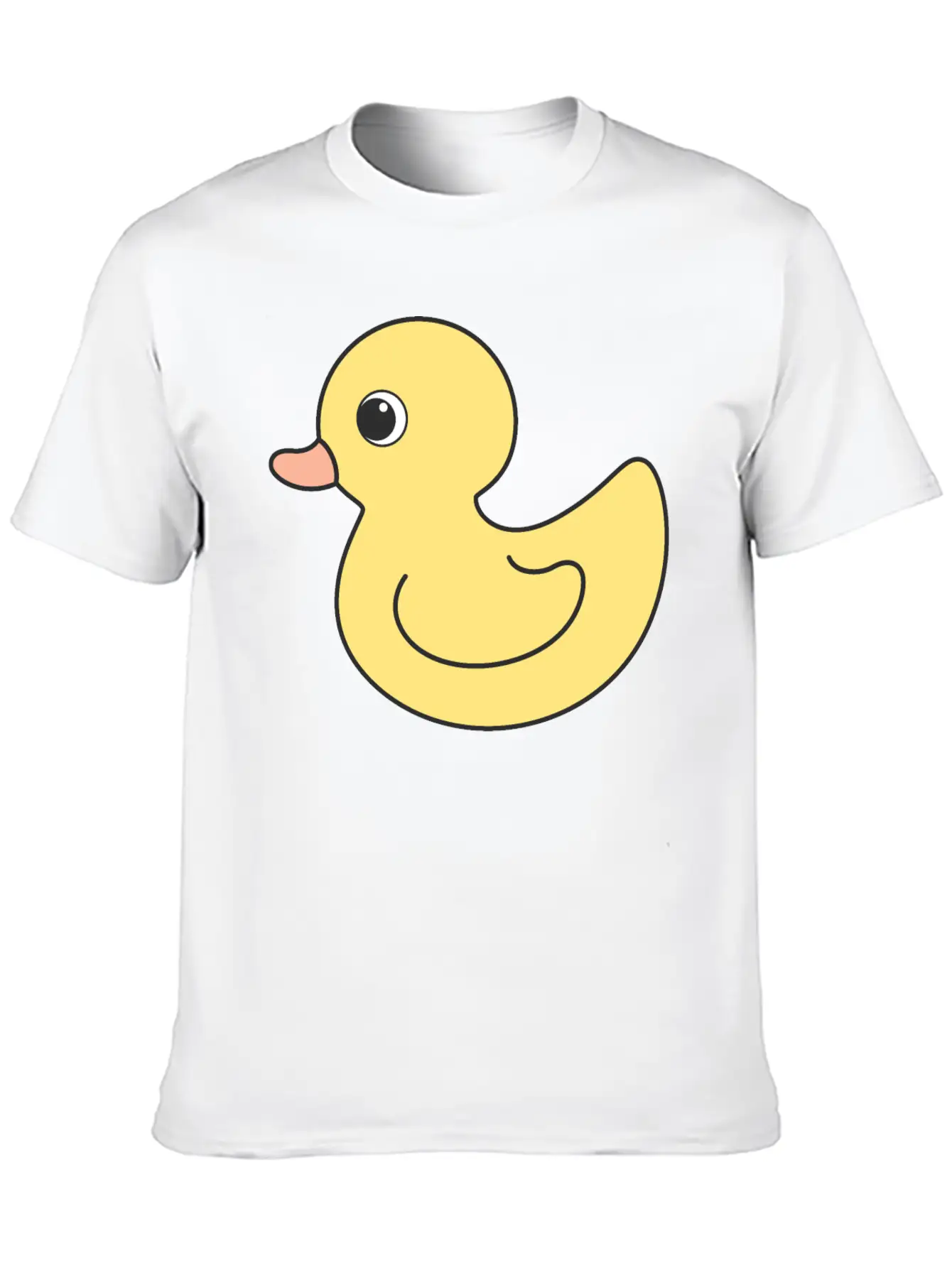 Cute Duck Breathable Soft Cotton T-Shirt – Timeless Casual Look