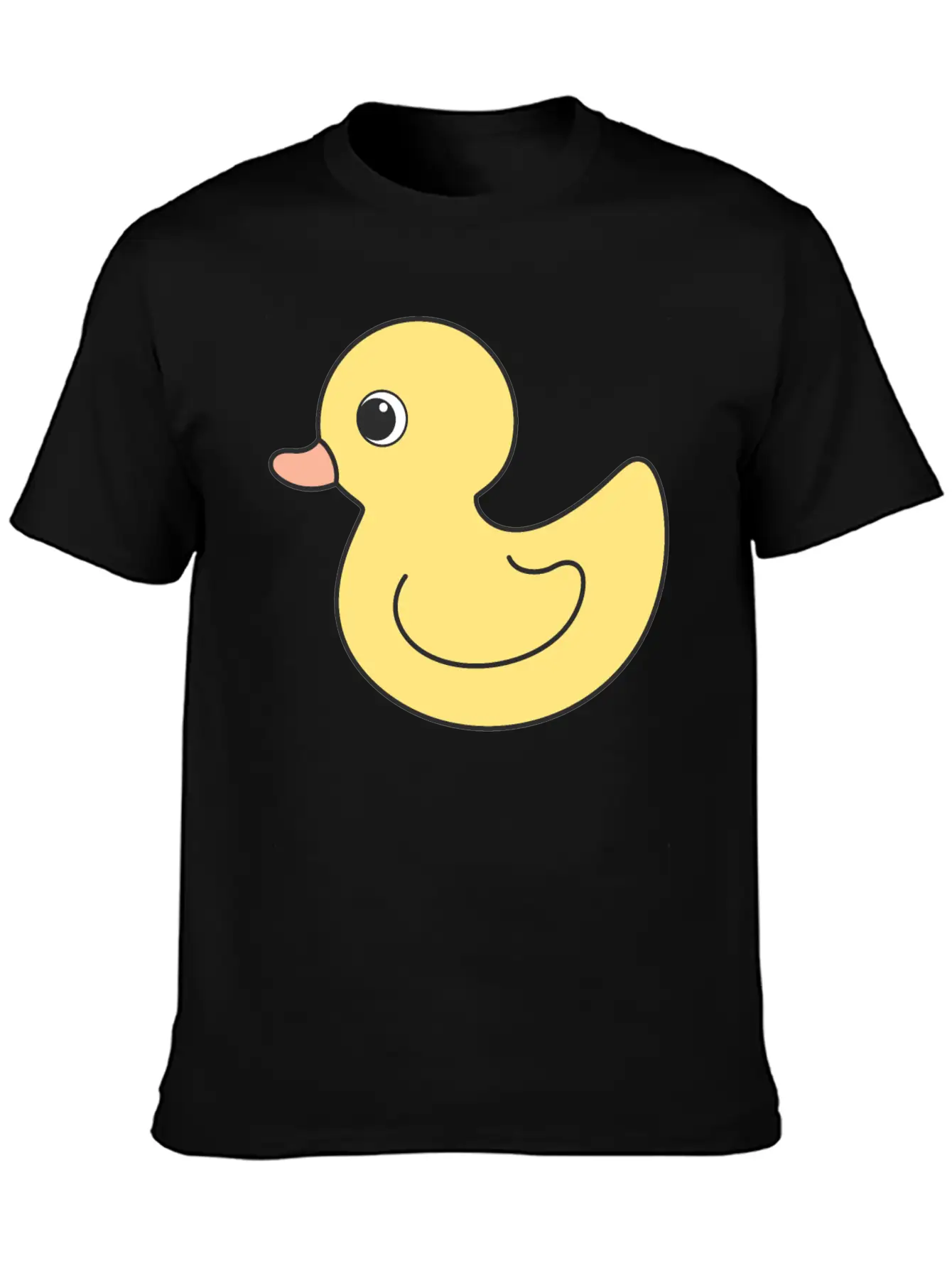 Cute Duck Breathable Soft Cotton T-Shirt – Timeless Casual Look