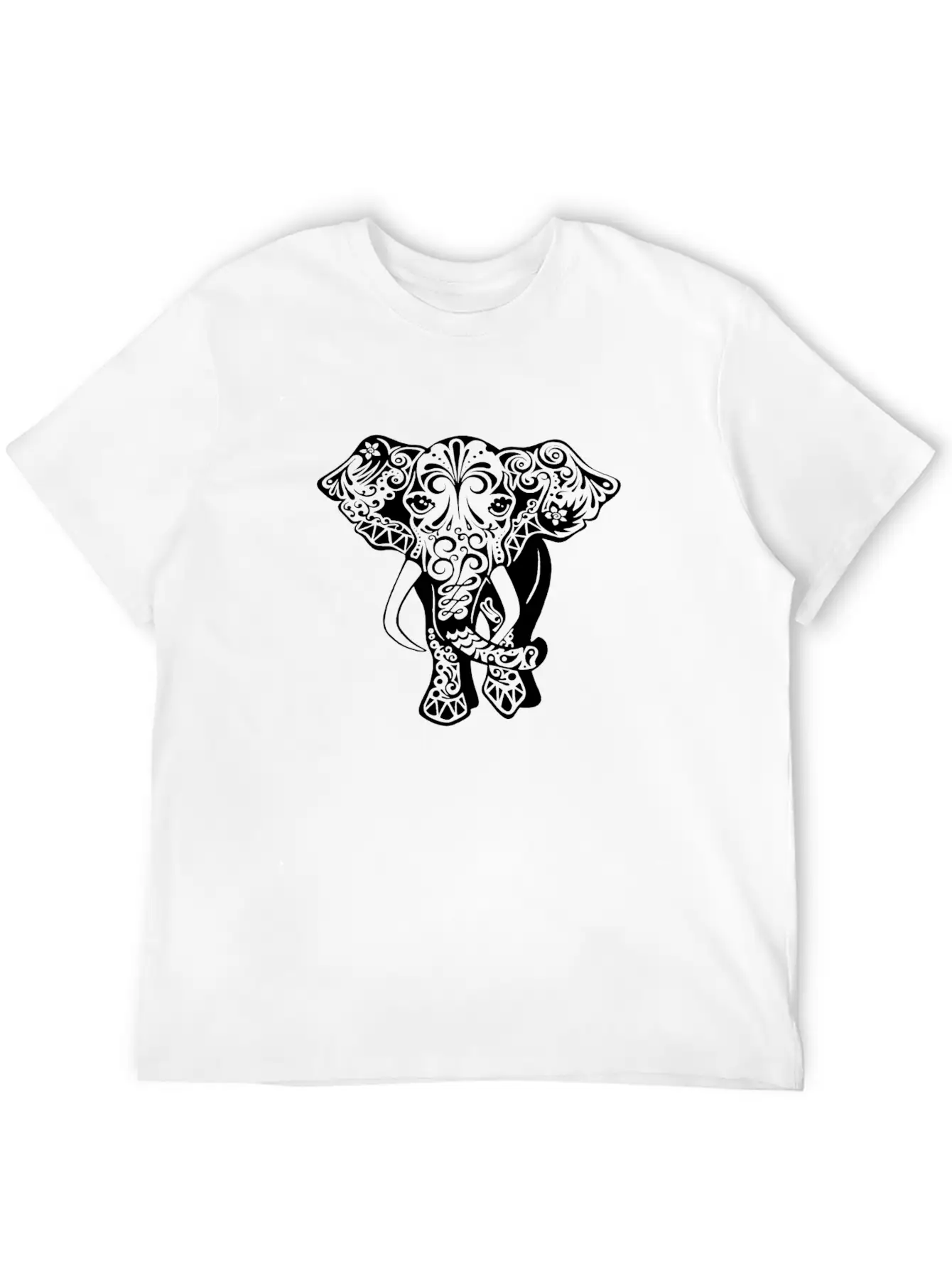 Cute Elephant Classic Cotton Tee – Unisex Comfort For Any Season