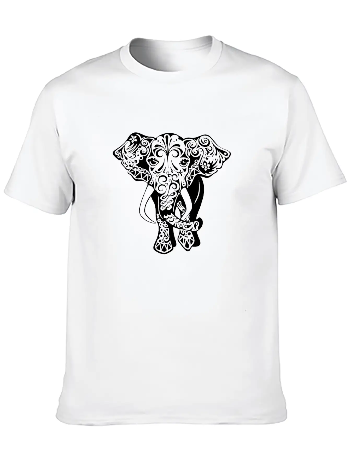Cute Elephant Classic Cotton Tee – Unisex Comfort For Any Season
