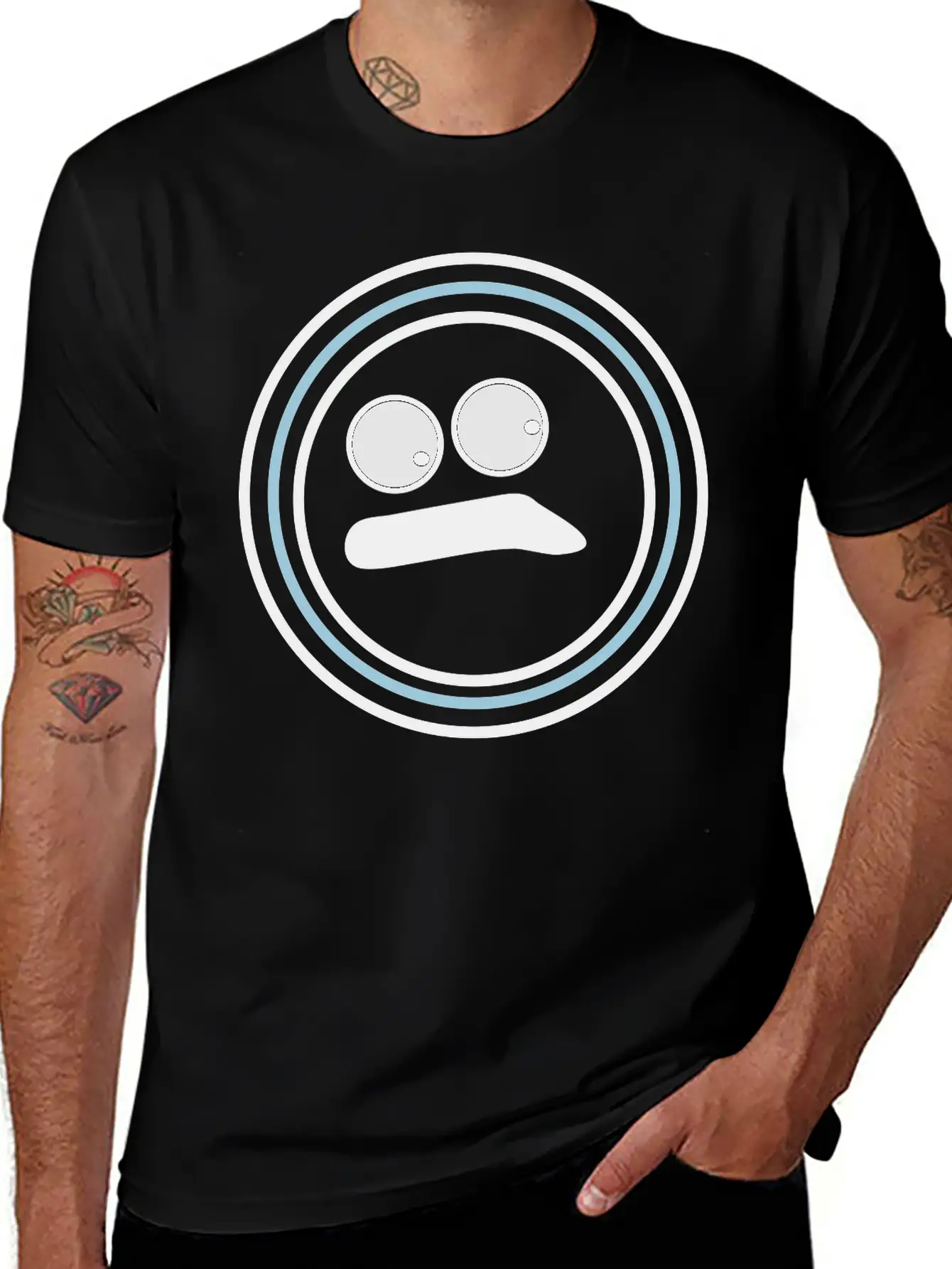 Cute Emotional Face Huh Timeless Short Sleeve Tee – Comfy And Minimalist Design