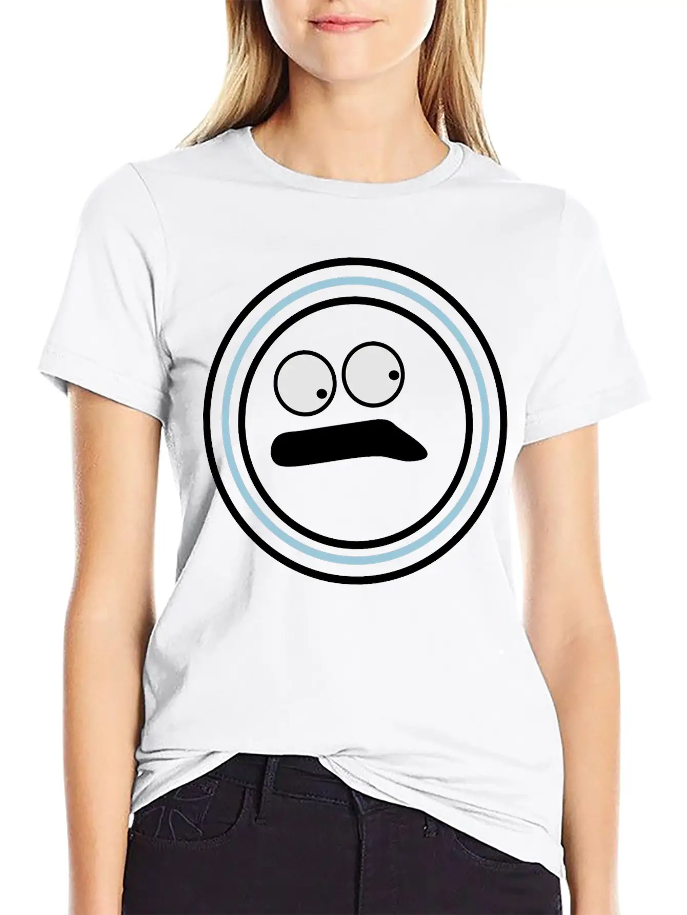 Cute Emotional Face Huh Timeless Short Sleeve Tee – Comfy And Minimalist Design