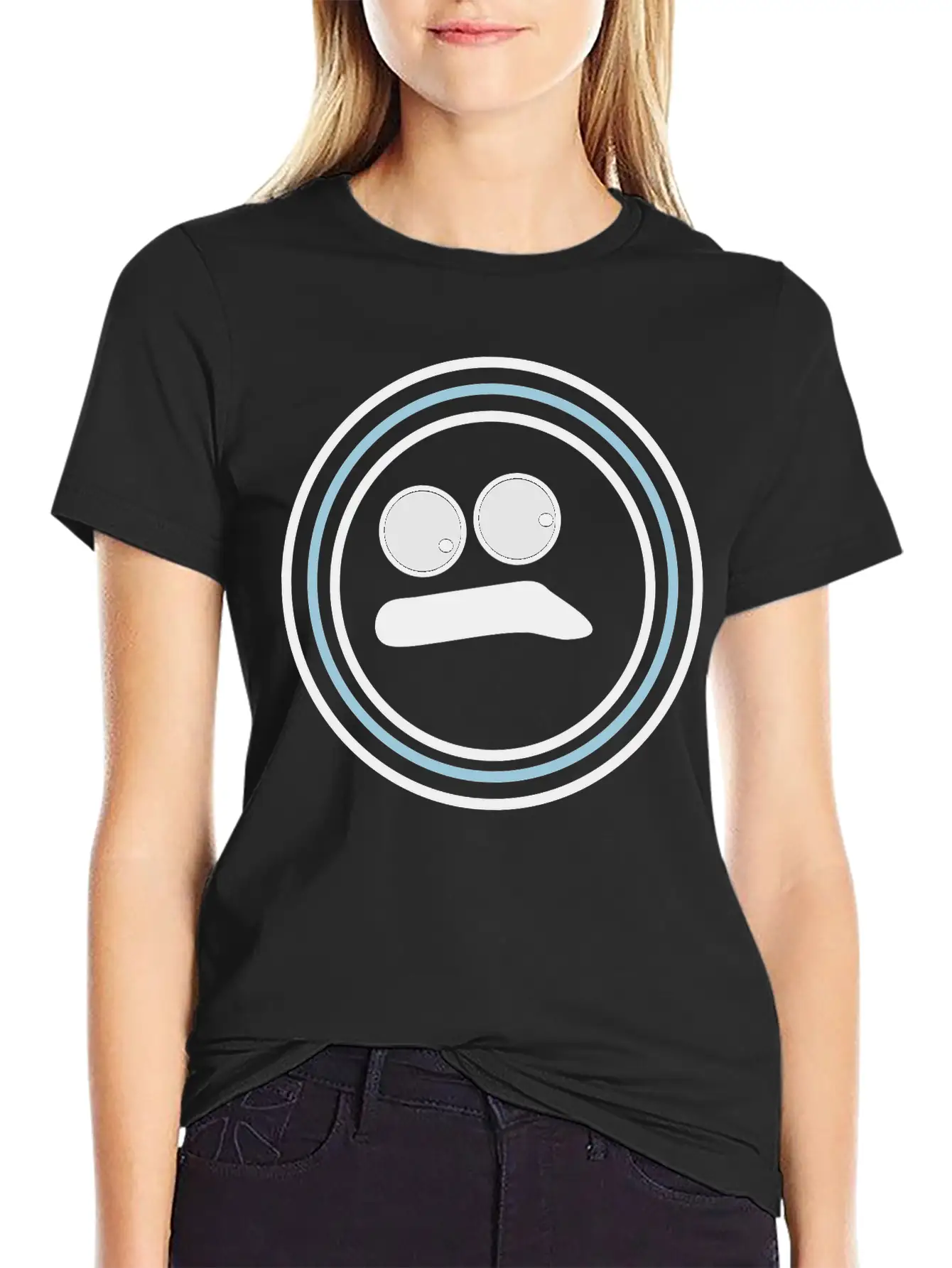 Cute Emotional Face Huh Timeless Short Sleeve Tee – Comfy And Minimalist Design