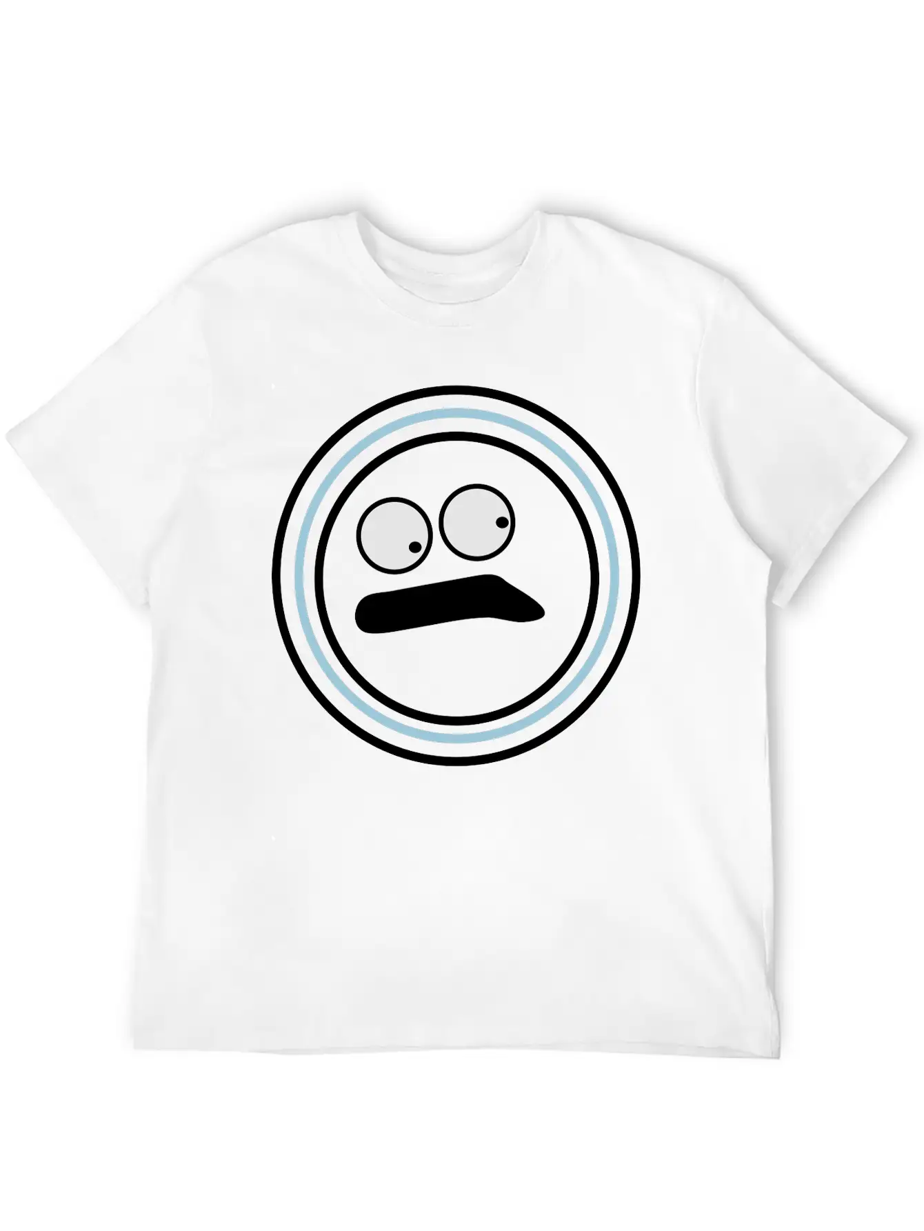 Cute Emotional Face Huh Timeless Short Sleeve Tee – Comfy And Minimalist Design