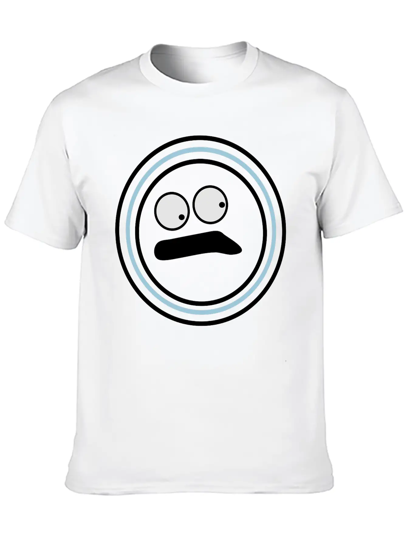 Cute Emotional Face Huh Timeless Short Sleeve Tee – Comfy And Minimalist Design