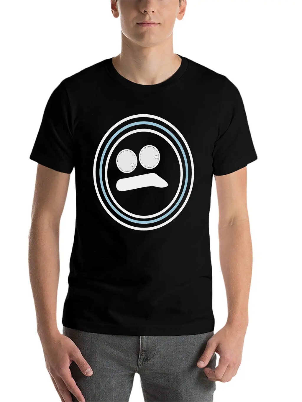 Cute Emotional Face Huh Timeless Short Sleeve Tee – Comfy And Minimalist Design