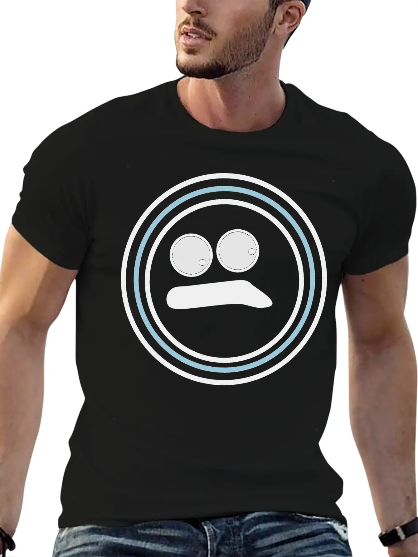 Cute Emotional Face Huh Timeless Short Sleeve Tee – Comfy And Minimalist Design