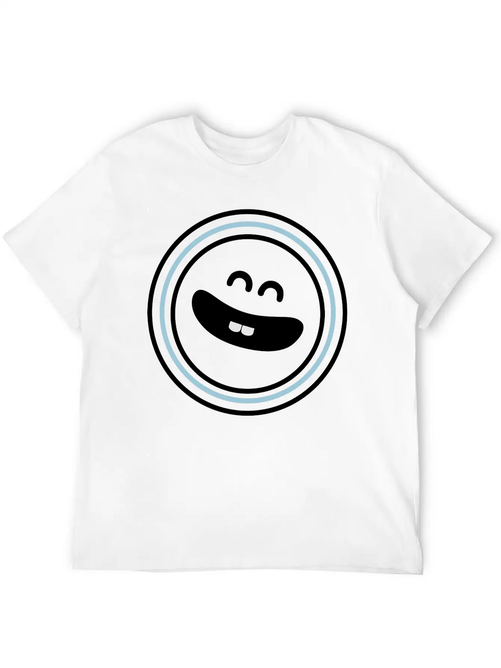 Cute Emotional Face Smile Breathable Soft Cotton T-Shirt – Timeless Casual Look
