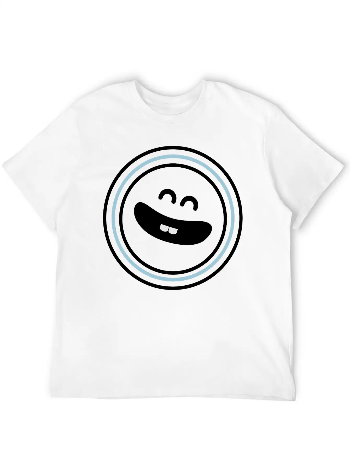 Cute Emotional Face Smile Breathable Soft Cotton T-Shirt – Timeless Casual Look