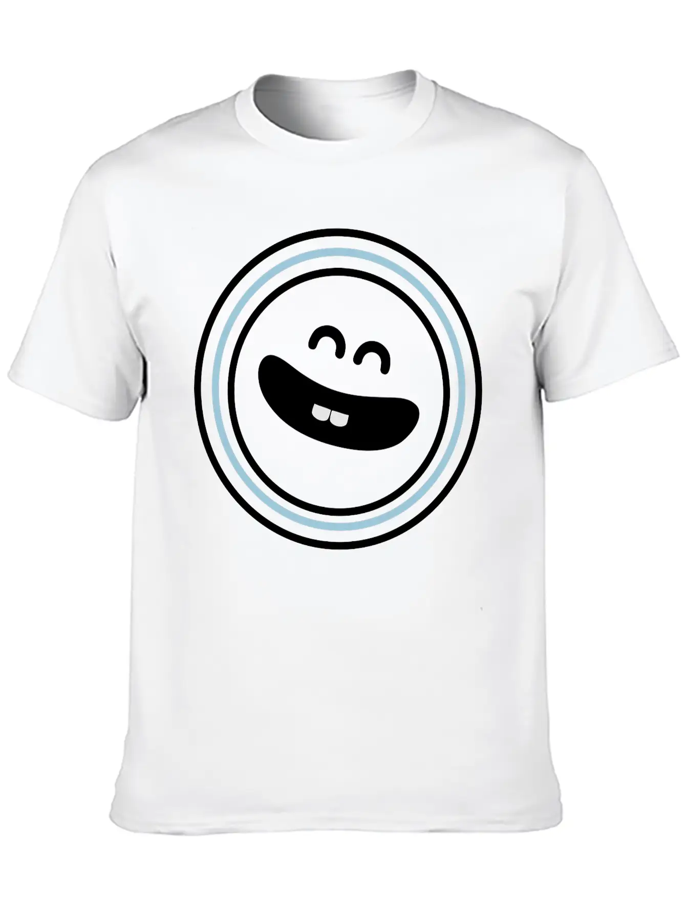 Cute Emotional Face Smile Breathable Soft Cotton T-Shirt – Timeless Casual Look