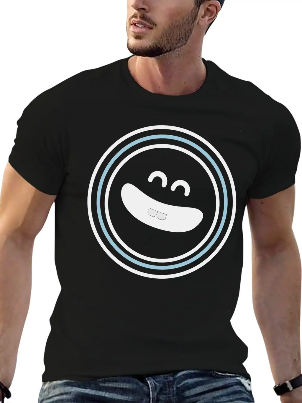Cute Emotional Face Smile Breathable Soft Cotton T-Shirt – Timeless Casual Look