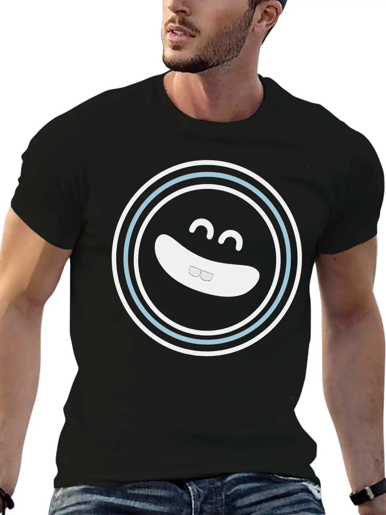 Cute Emotional Face Smile Breathable Soft Cotton T-Shirt – Timeless Casual Look