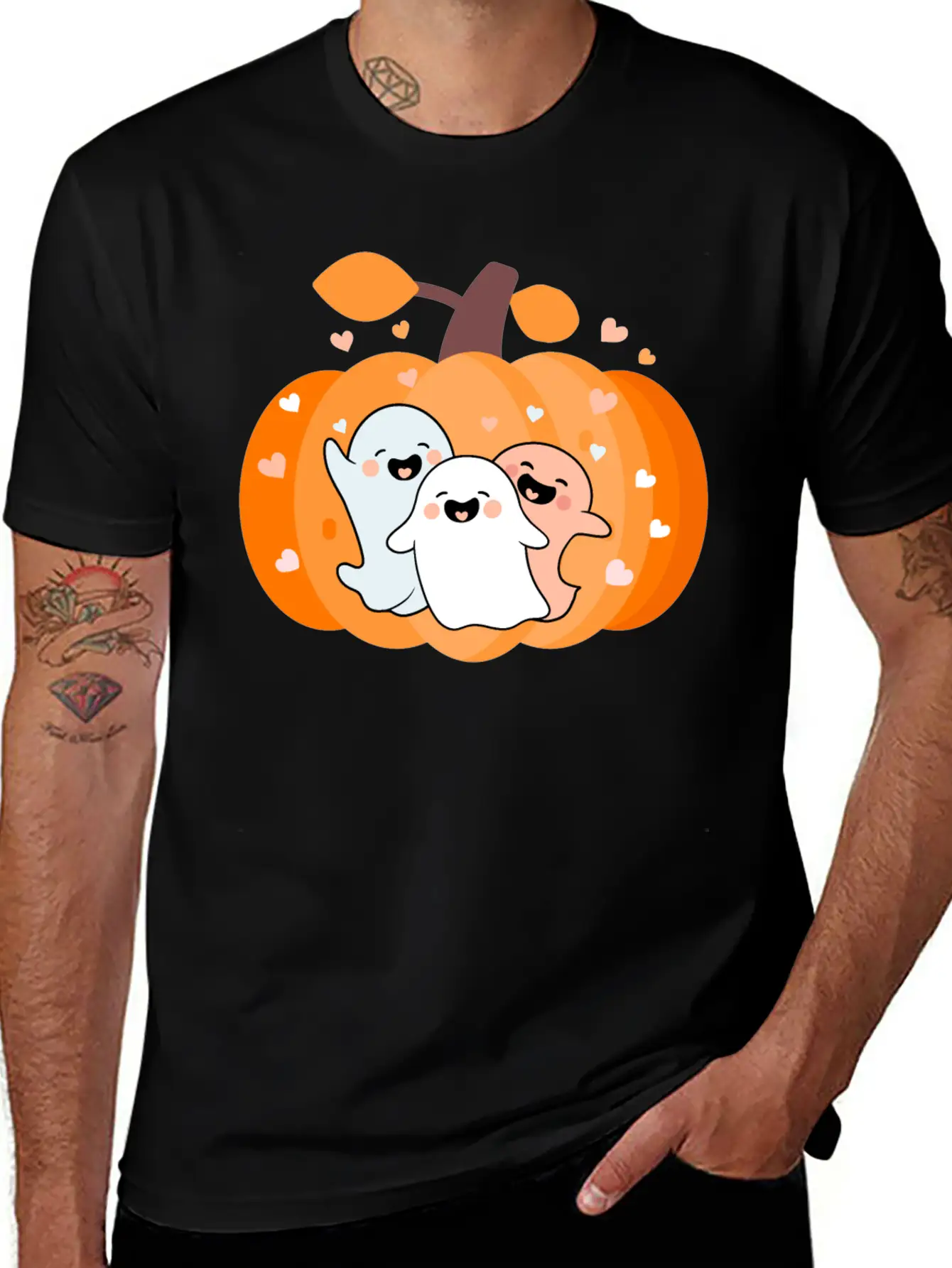 Cute Ghosts Classic Cotton Tee – Unisex Comfort For Any Season