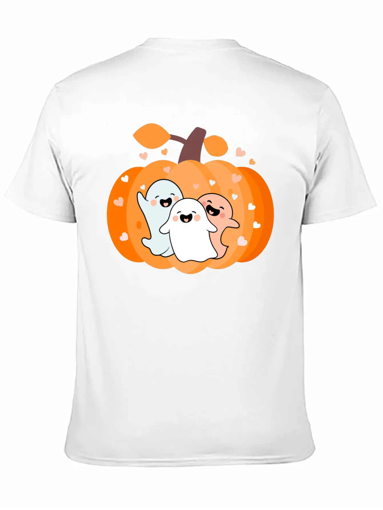 Cute Ghosts Classic Cotton Tee – Unisex Comfort For Any Season