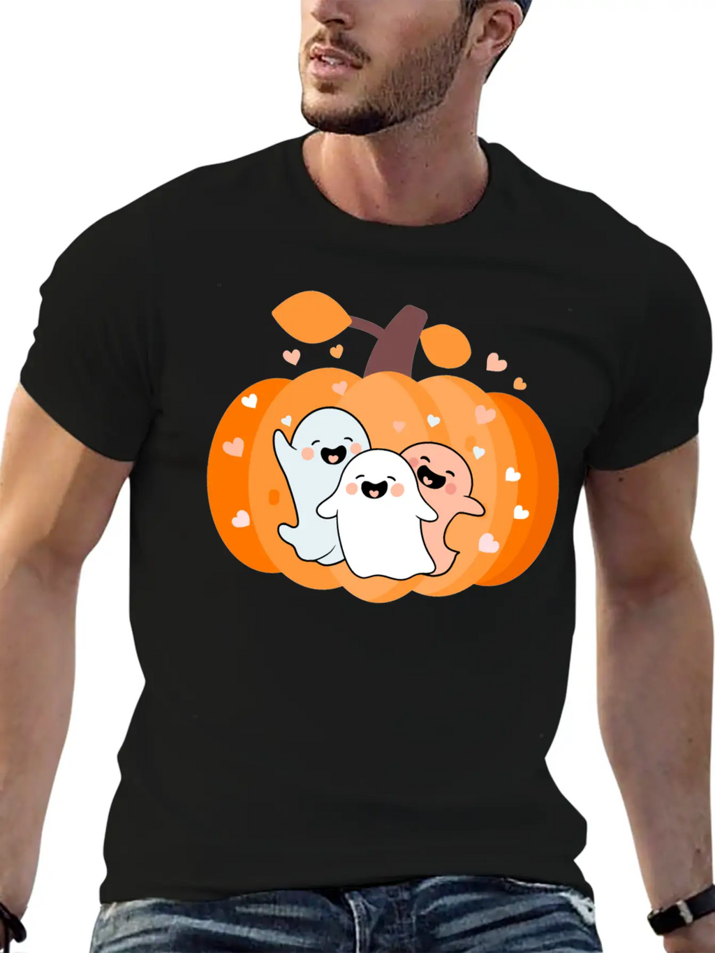 Cute Ghosts Classic Cotton Tee – Unisex Comfort For Any Season