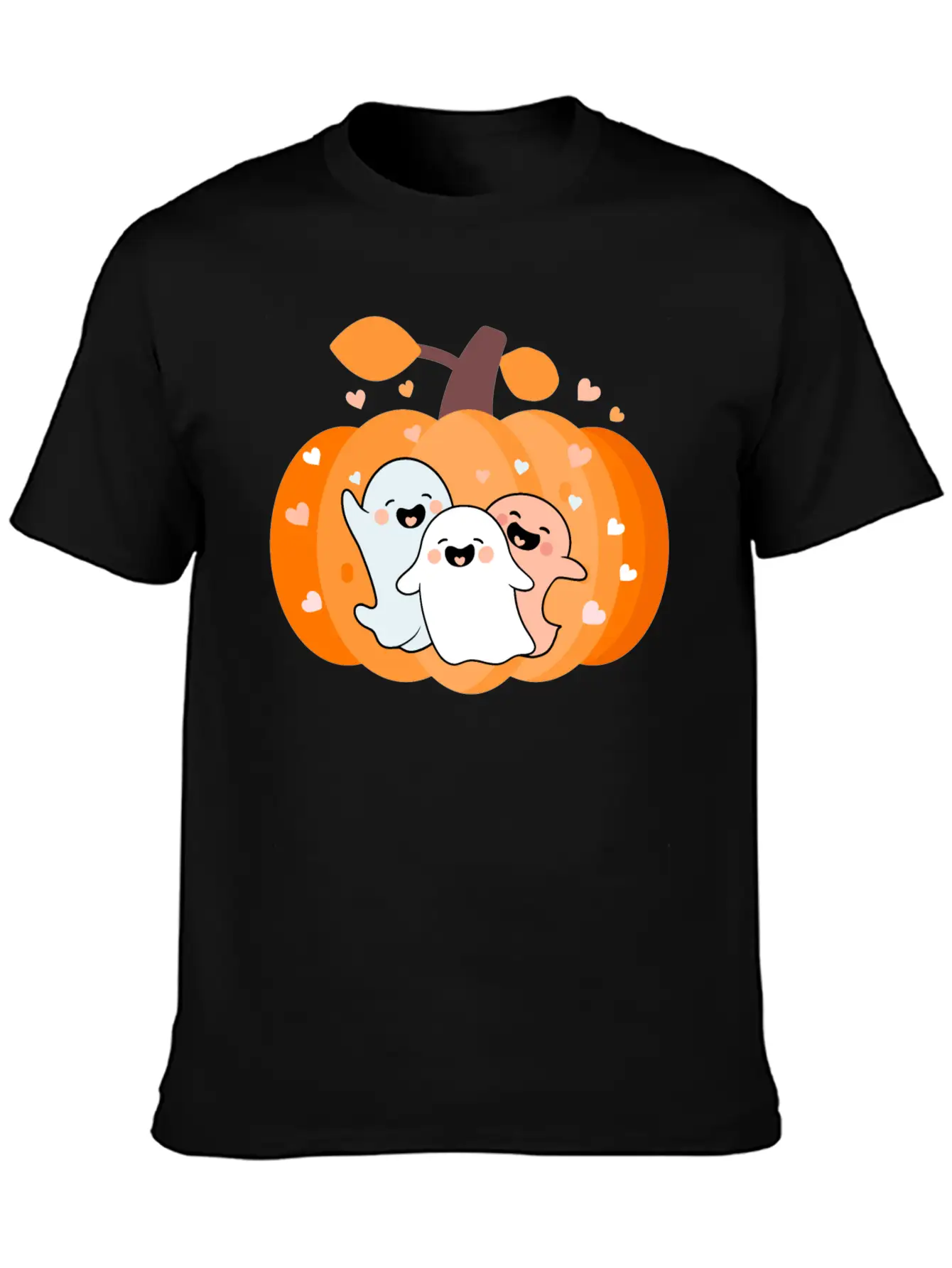 Cute Ghosts Classic Cotton Tee – Unisex Comfort For Any Season