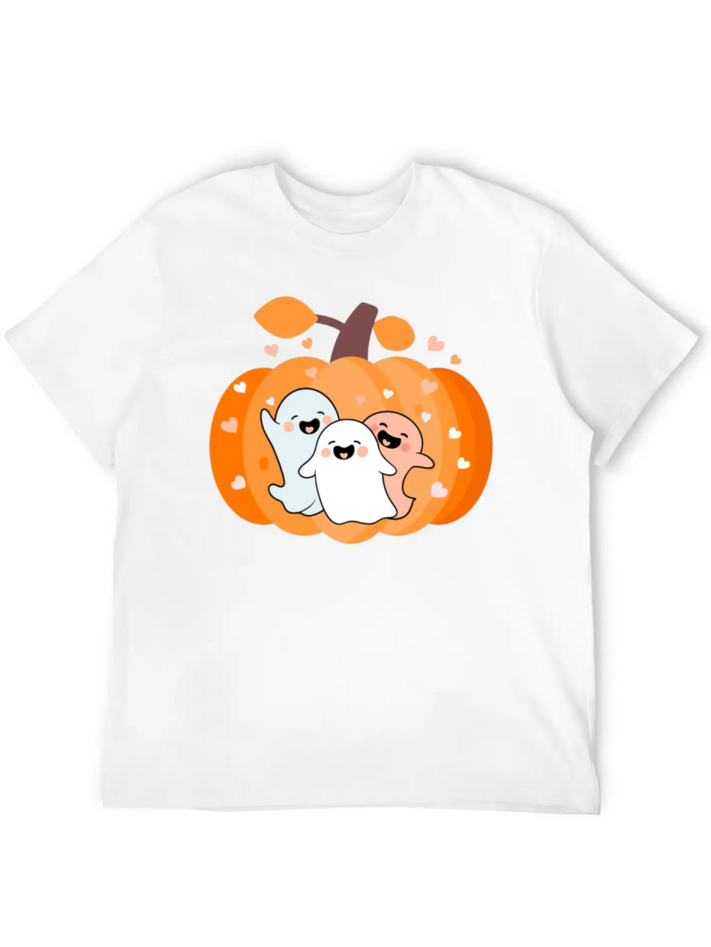 Cute Ghosts Classic Cotton Tee – Unisex Comfort For Any Season