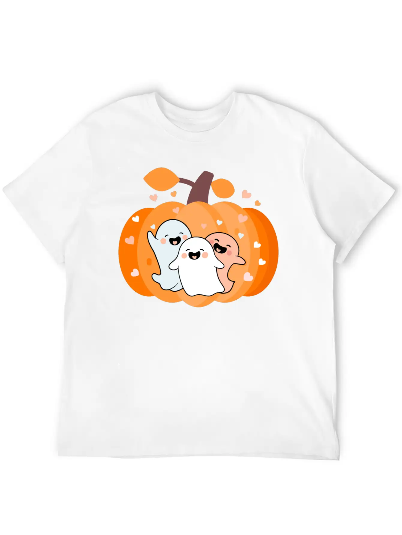 Cute Ghosts Classic Cotton Tee – Unisex Comfort For Any Season