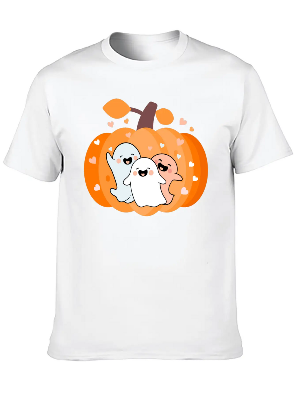 Cute Ghosts Classic Cotton Tee – Unisex Comfort For Any Season